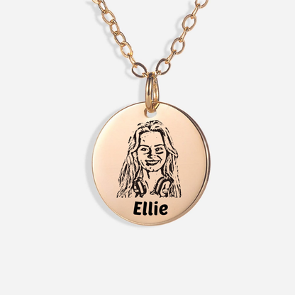 Personalised Face Necklace