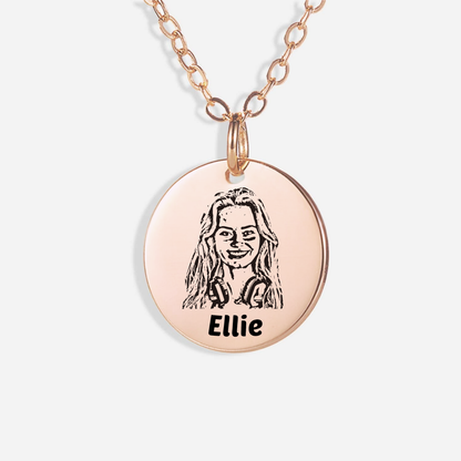 Personalised Face Necklace