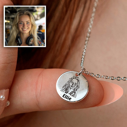 Personalised Face Necklace