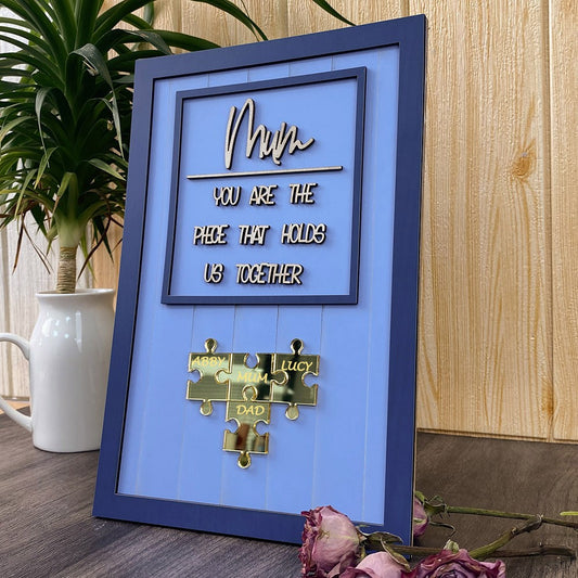 Personalised Mum Puzzle Sign