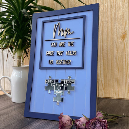 Personalised Mum Puzzle Sign